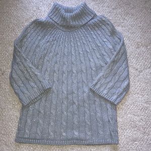 Alfani silver glitter sweater